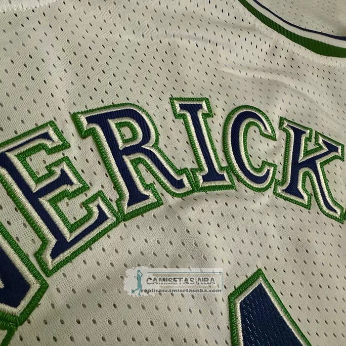 Camiseta Dallas Mavericks Kyrie Irving NO 11 Mitchell & Ness 2023-24 Blanco